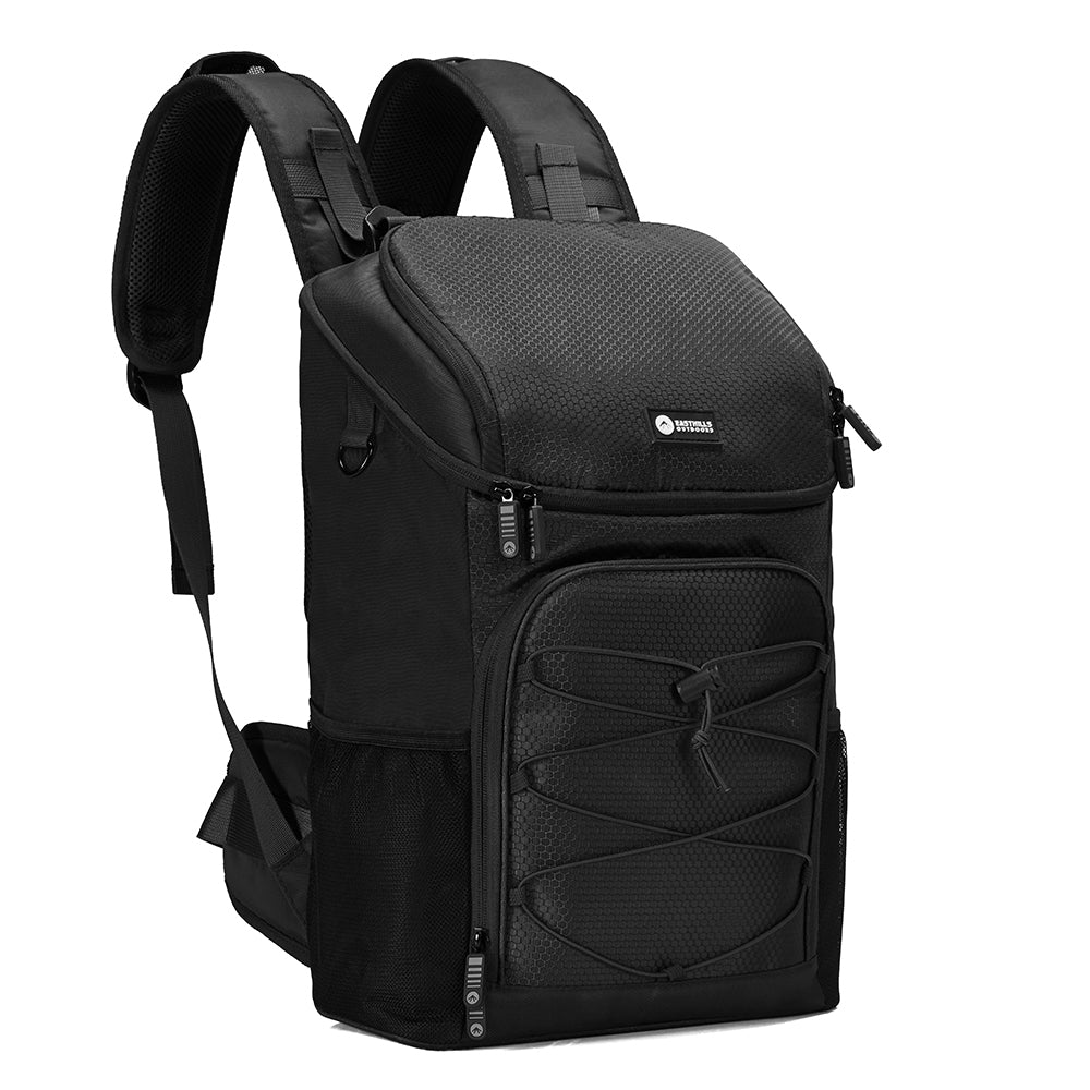 Insulated Backpack Cooler Bag Black