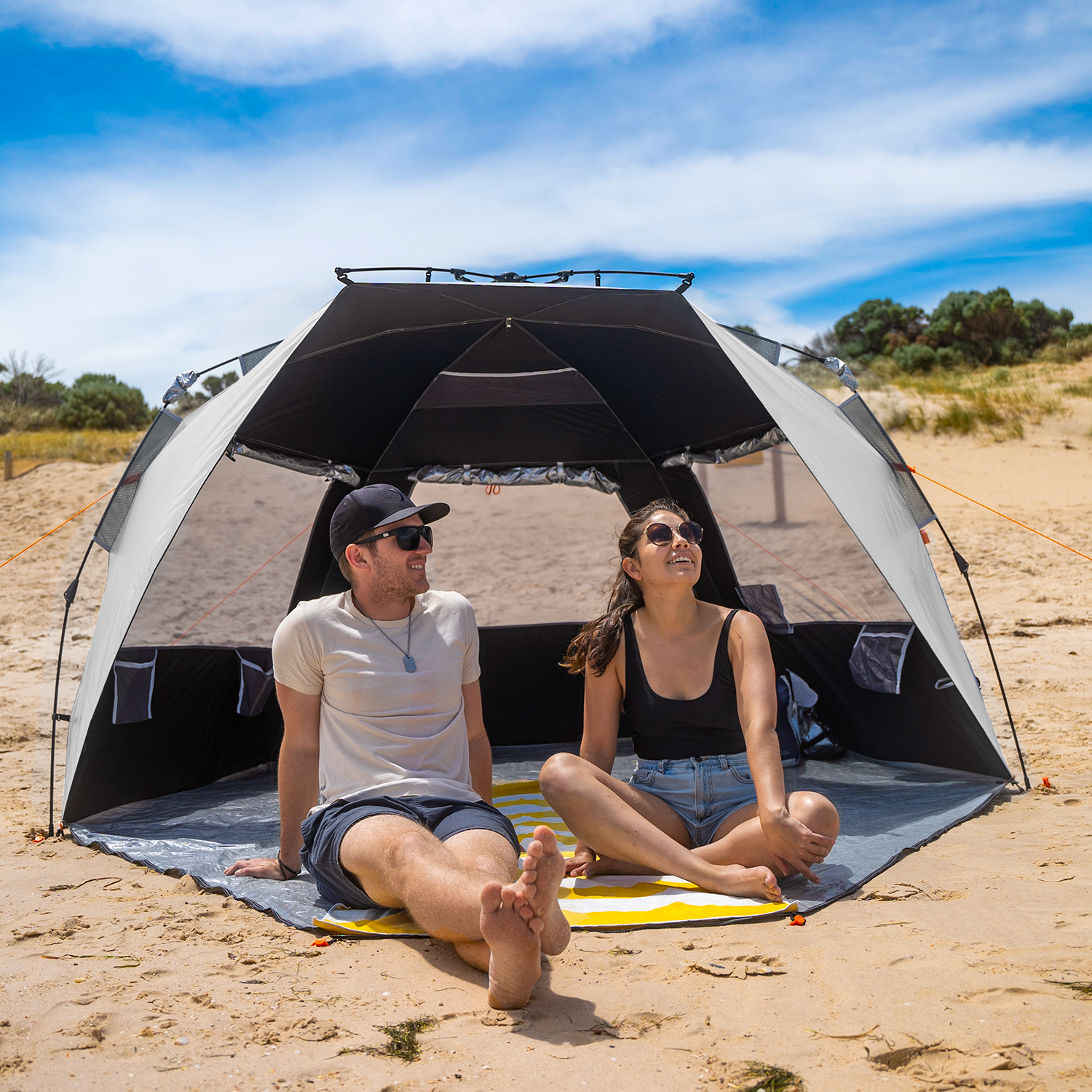 quick shelter tent Easthills Outdoors Instant Shader XL Silver Shelter