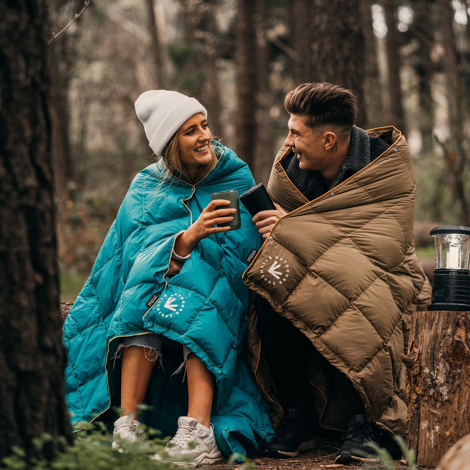 Synthetic Puffy Camping Blanket